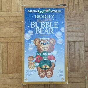 Kurt Adler Santa Action World Bradley the Christmas Bubble Bear 1994 PLEASE READ